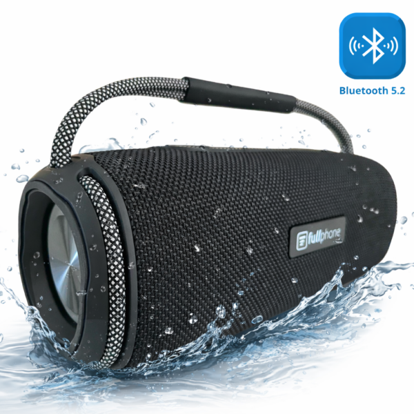 Caixa de Som Xtreme Speaker Bluetooth FF-524 / HS-524 - 40watts com luzes - cor preto - Fullphone