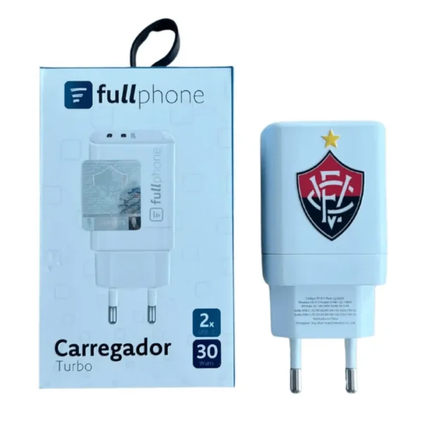 Carregador Turbo 30W FullPhone Dual USB-C Vitória