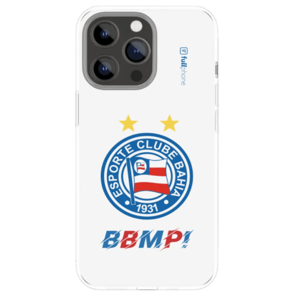 Capa Oficial Bahia Tricolor BBMP FullPhone Branca Esquadrão