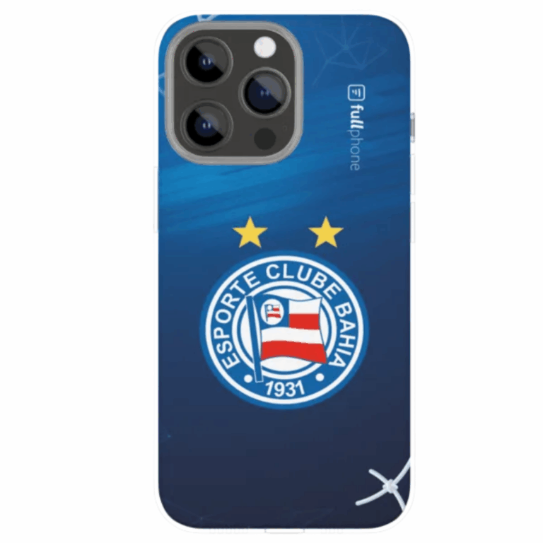 Capa Oficial Bahia Tricolor BBMP FullPhone Branca Esquadrão 008