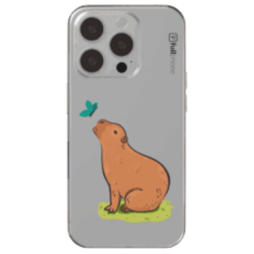 imagens produtos 1080x1080(3) Capivara e Borboleta Fundo Transparente - Imagem 1