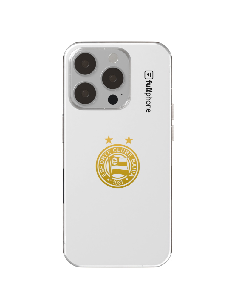 Capa Oficial Bahia Escudo Dourado fundo Branco 55744