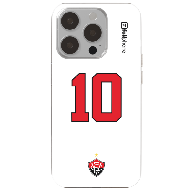 Capa Oficial Vitória Camisa 10 Branca 55779