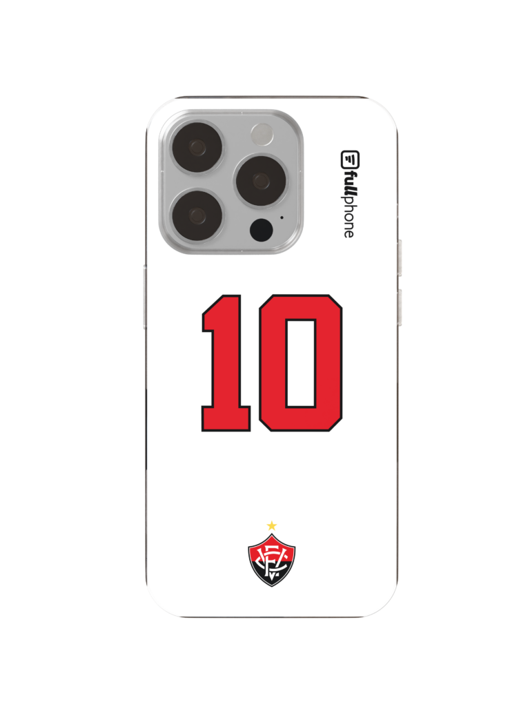 Capa Oficial Vitória Camisa 10 Branca 55779