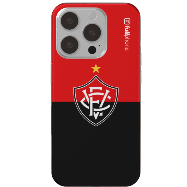 Capa Oficial Vitória Escudo Rubro Negro Horizontal 55772