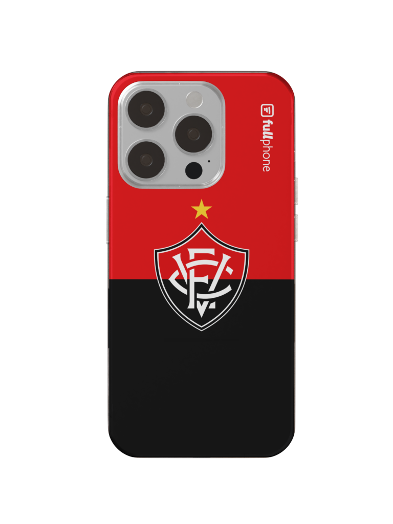 Capa Oficial Vitória Escudo Rubro Negro Horizontal 55772