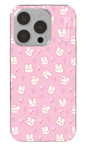 Capa Coelhos Fundo Rosa