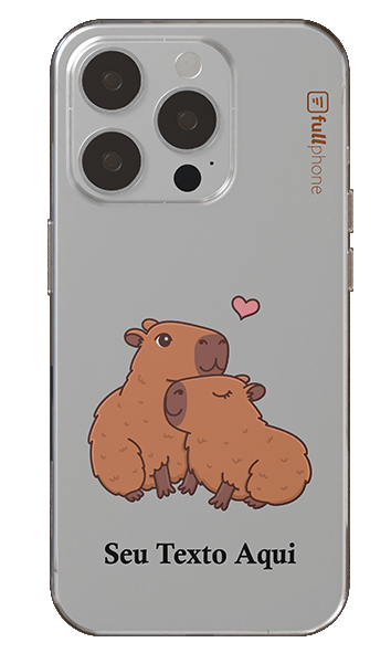 Capa Casal Capivara Seu Texto
