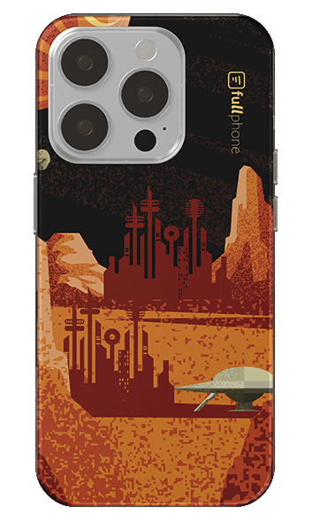 Capa Cidade Espacial Futurista