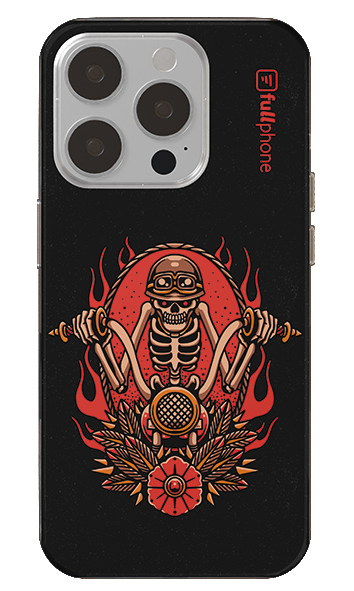 Capa Esqueleto Motoqueiro