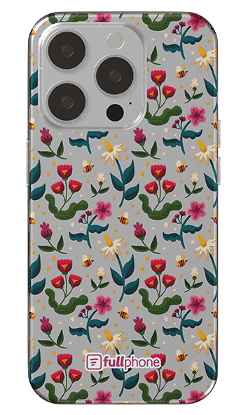 Capa Floral Com Abelhinhas