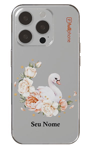 Capa Floral Cisne Seu Nome