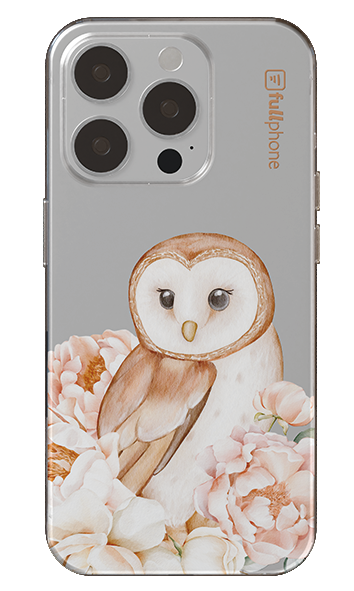 Capa Floral Coruja