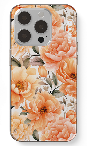 Capa Floral Laranja