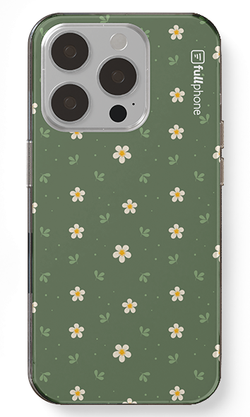 Capa Flores Brancas Fundo Verde