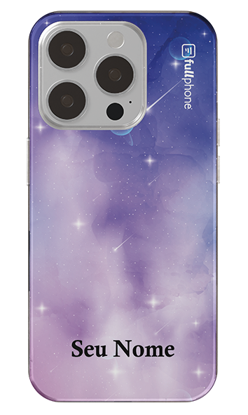 Capa Galaxia Em Roxo Pastel Seu Nome