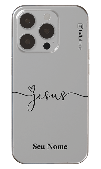 Capa Jesus Lettering Seu Nome