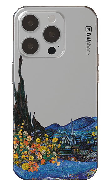 Capa Paisagem Estilo Van Gogh