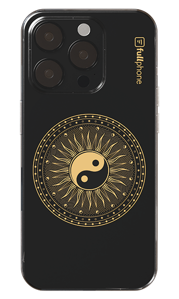 Capa Yin Yang Dourado
