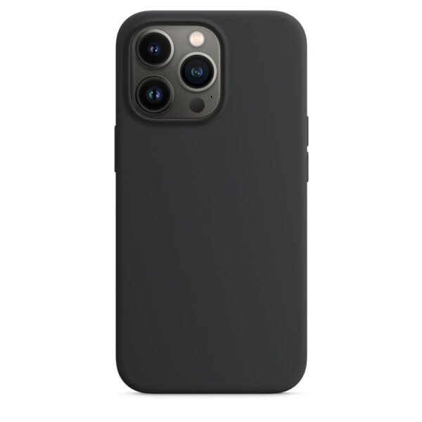 Capa MagSafe Liquid Silicone Fullphone para iPhone Preta - Foto 1
