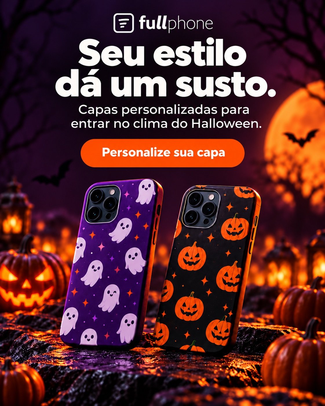 FullPhone — Halloween: personalize sua capa